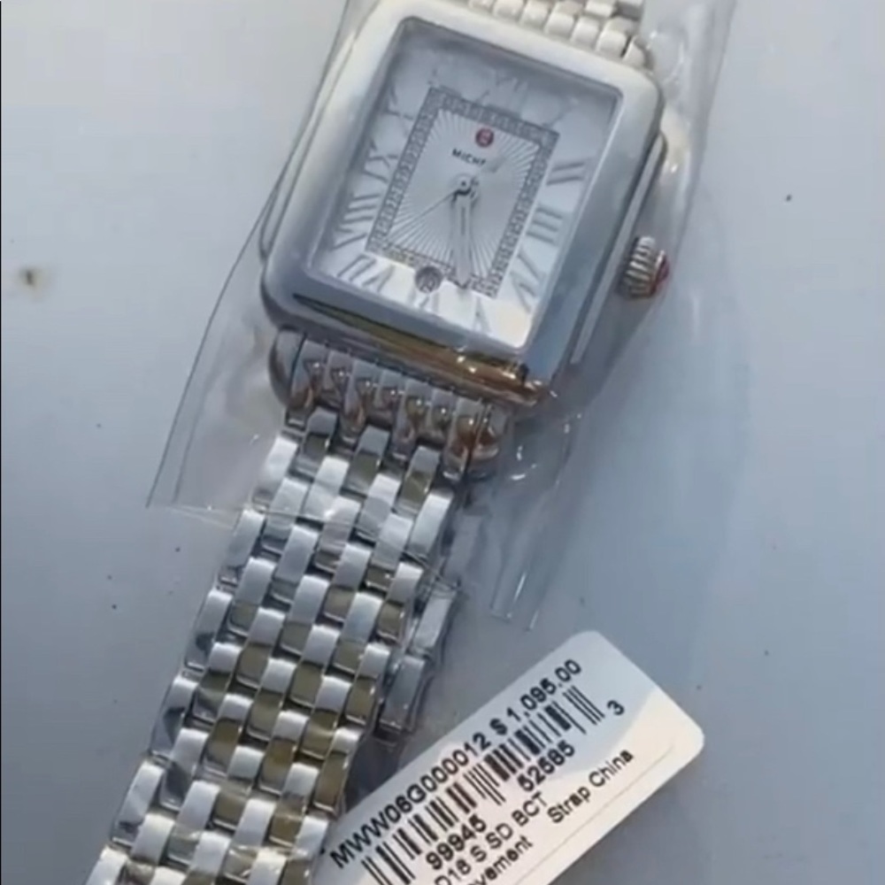 🚨🚨TWO BRAND NEW MICHELE DECO WATCHES  🚨🚨